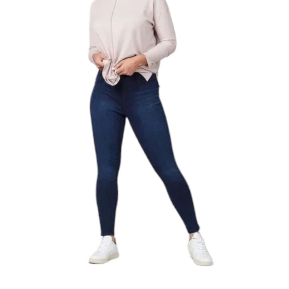 SPANX Jean-ish Ankle Leggings - Twilight Rinse - 1X